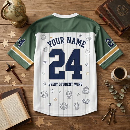 Personalized SPED Team Teacher Football Jersey - Custom Name Inclusive Crew Drop Shoulder Mesh Shirt
