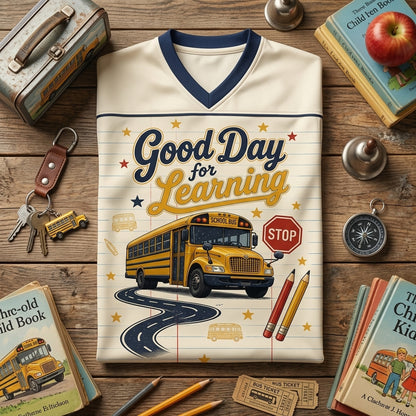 Personalized School Bus Driver Football Jersey - Custom Name Driver Crew Gift