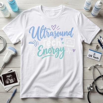 Ultrasound Tech Energy T-shirt Sweatshirt Hoodie – Professional Sonographer Gift - mockup 2