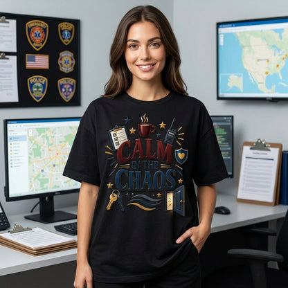 Calm in the Chaos Assistant Principal T-shirt Sweatshirt Hoodie – School Admin Gift - mockup 1