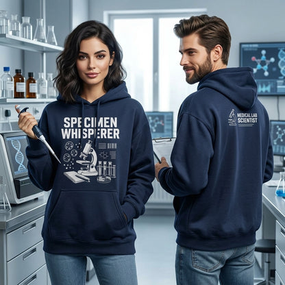 Specimen Whisperer Medical Lab Scientist T-shirt Sweatshirt Hoodie - Laboratory Gift - mockup 3