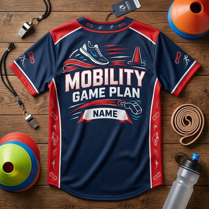 Custom Sports Physical Therapist Baseball Jersey – Mobility Game Plan Professional Apparel - mockup 4
