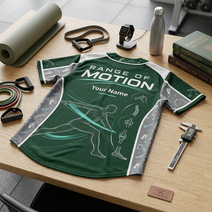 Personalized Mobility Specialist Physical Therapist Baseball Jersey – Professional Athletic Apparel - mockup 4
