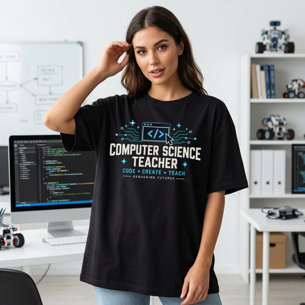 Computer Science Teacher Code Lab T-shirt Sweatshirt Hoodie – Tech Educator Gift - mockup 1