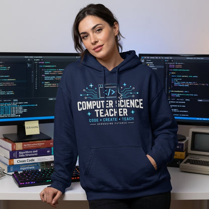 Computer Science Teacher Code Lab T-shirt Sweatshirt Hoodie – Tech Educator Gift - mockup 3
