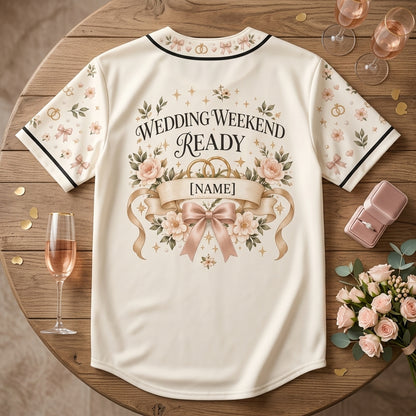 Personalized Future Mother-In-Law Wedding Weekend Baseball Jersey - Bridal Gift - mockup 4
