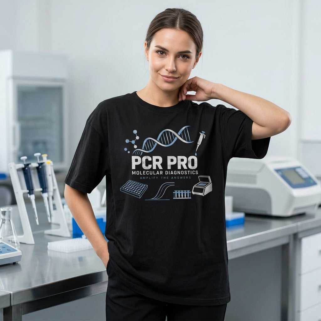 PCR Pro Molecular Diagnostics T-shirt Sweatshirt Hoodie – Gift for Lab Professionals - mockup 1