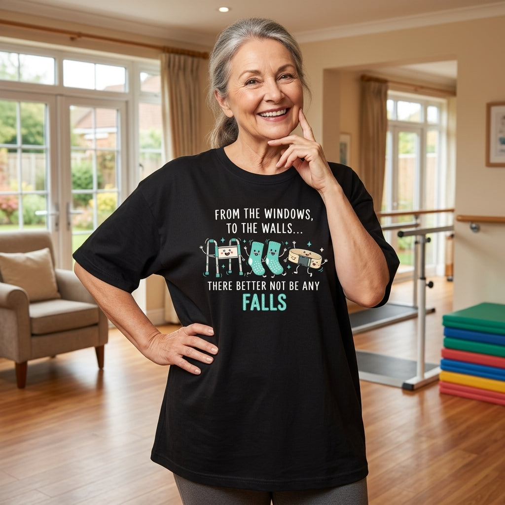 From the Windows to the Walls Funny Nurse T-shirt Sweatshirt Hoodie - Healthcare Gift - mockup 1