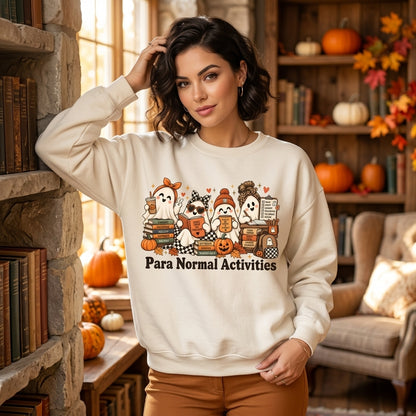Para Normal Activities Paraprofessional Halloween T-shirt Sweatshirt Hoodie – SpEd Teacher Aide Gift - mockup 2