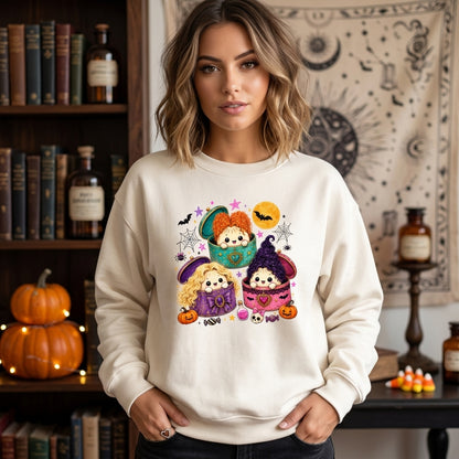 Cute Hocus Pocus Halloween Dumplings T-shirt Sweatshirt Hoodie – Spooky Sanderson Sisters Gift - mockup 1