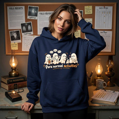 Para Normal Activities SPED Teacher T-shirt Sweatshirt Hoodie – Funny Ghost Data Design - mockup 3