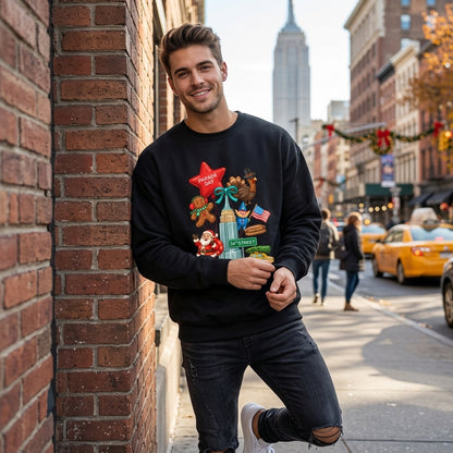 New York Holiday Parade Day Graphic T-shirt Sweatshirt Hoodie – Thanksgiving Day Outfit - mockup 3