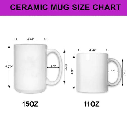Personalized Golf Coffee Mug, Custom Name Golfer Ceramic Cup Sports Lover Gift